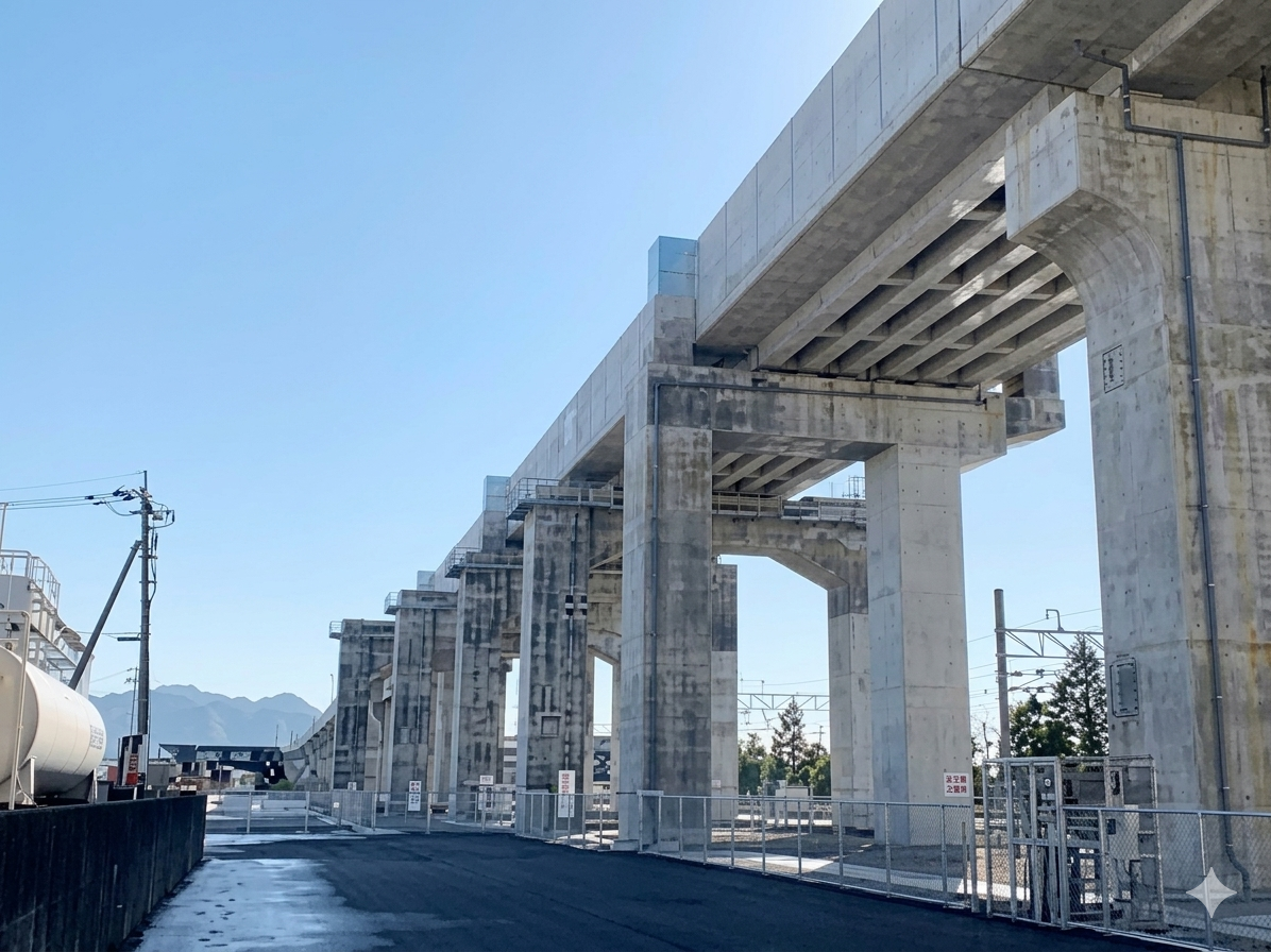 北陸新幹線 福井南高架(2021年施工)